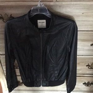 Old navy leather jacket
